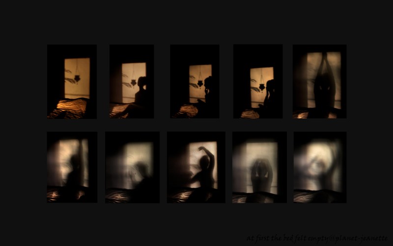 at first the bed felt empty planet jeanette